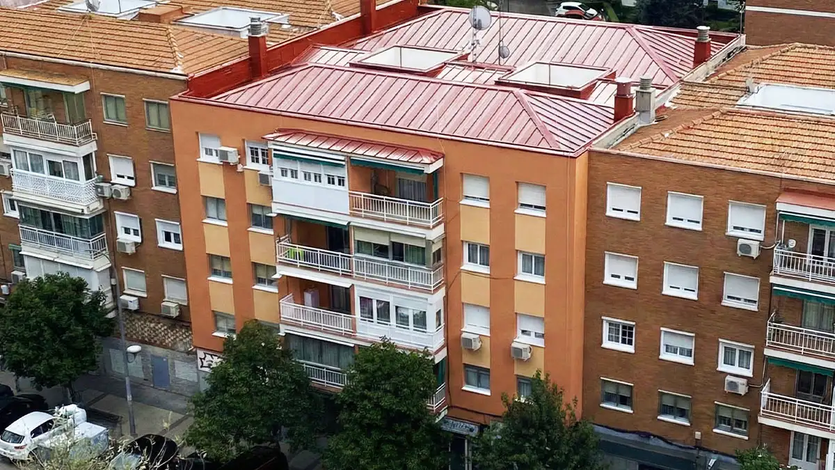 Aislamiento de cubiertas en edificios